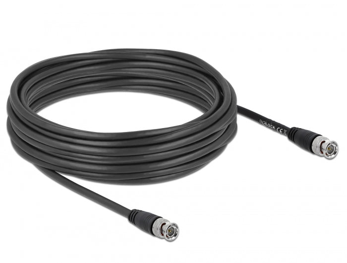 Delock Kabel BNC Stecker zu BNC Stecker 75 Ohm 10 m