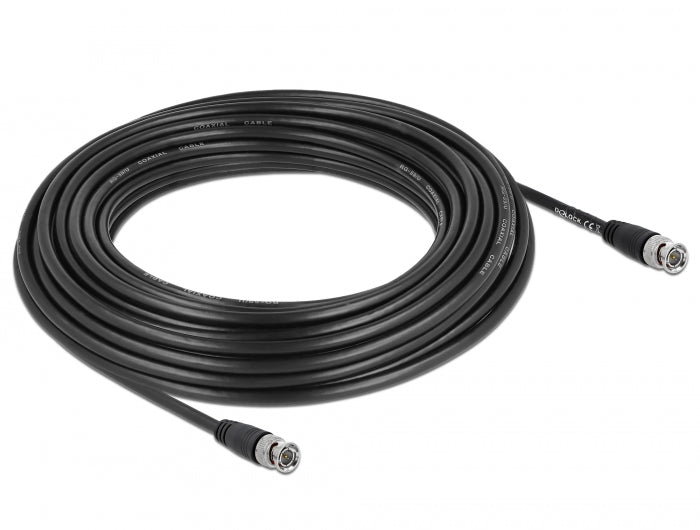 Delock Kabel BNC Stecker zu BNC Stecker 75 Ohm 15 m