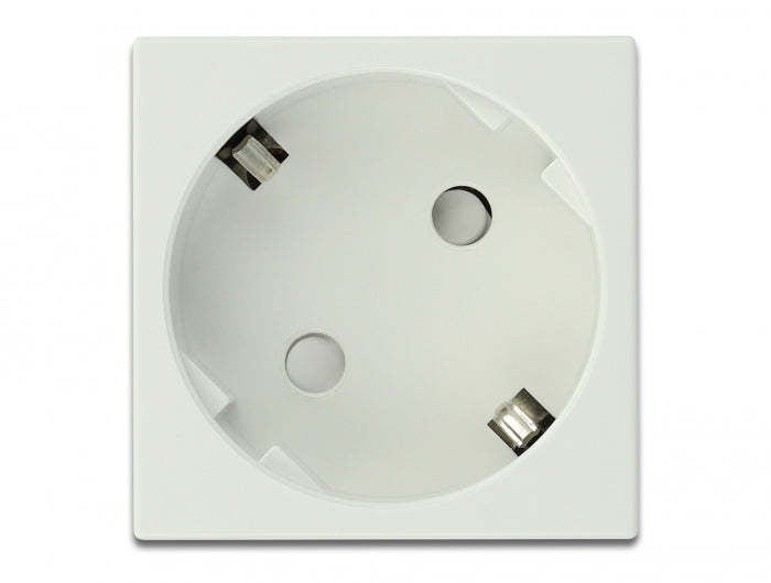 Delock Easy 45 Schutzkontakt-Steckdose 45°-Anordnung 45 x 45 mm 10 Stück