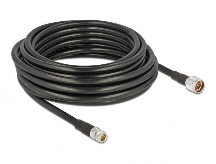 Delock Antennenkabel N Stecker > N Buchse CFD400 LLC400 10 m low loss wasserdicht