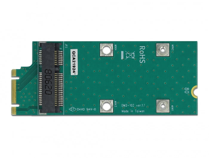 Delock Adapter M.2 Key B+M zu Mini PCIe Slot (PCIe / USB)