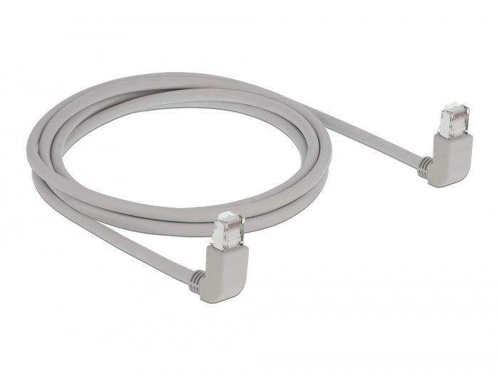 Delock Netzwerkkabel RJ45 Cat.5e SF/UTP oben / oben gewinkelt 2 m