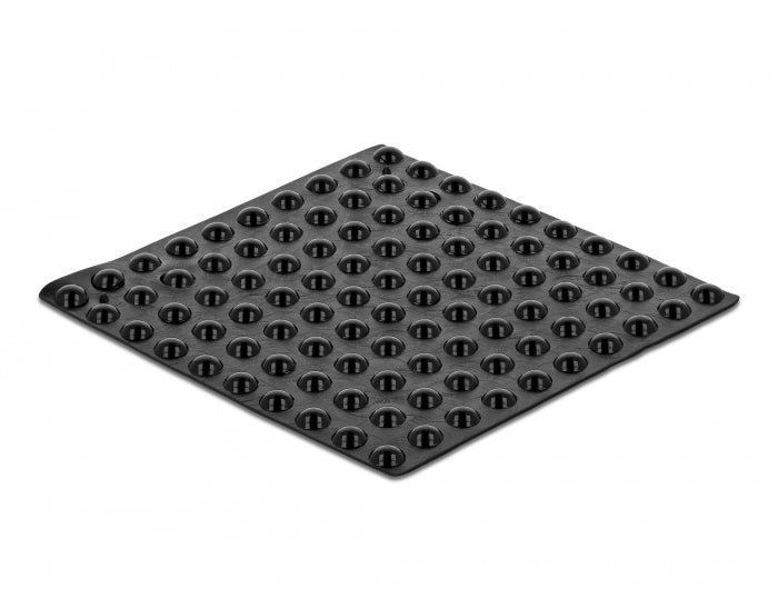 Delock Gummifüße rund selbstklebend 5 x 2 mm 100 Stück schwarz