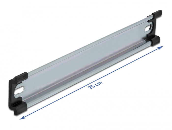 Delock Hutschiene 35 x 7,5 mm (25 cm) Stahl