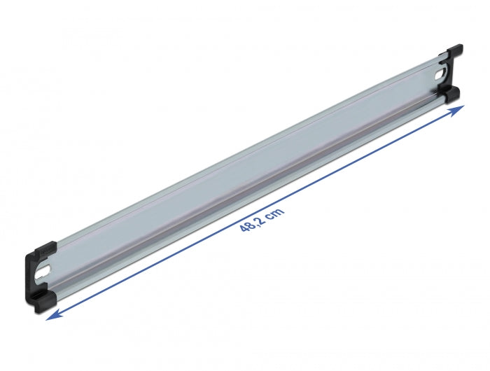 Delock Hutschiene 35 x 7,5 mm (19") Stahl