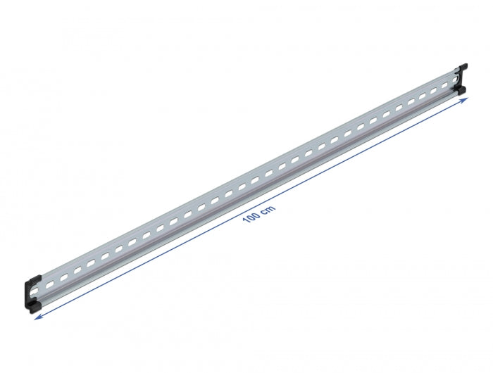 Delock Hutschiene 35 x 7,5 mm (100 cm) Stahl