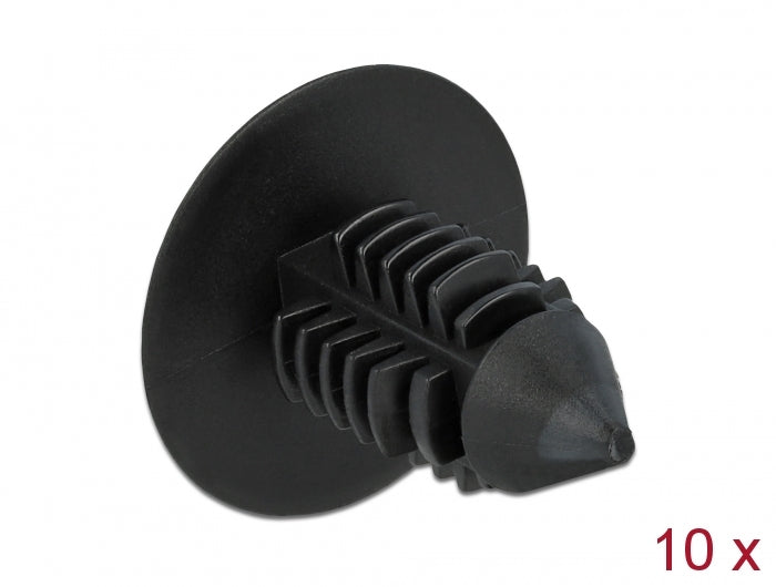 Delock Tannenbaum Clip schwarz 10 Stück