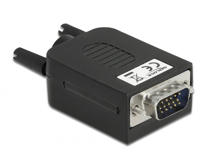 Delock VGA15 Stecker zu Terminalblock Adapter mit Gehäuse