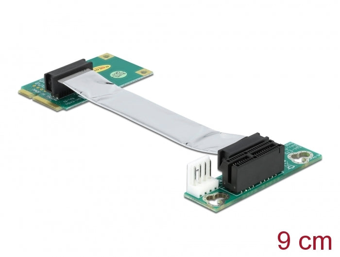 Delock Riser Karte Mini PCI Express > PCI Express x1 links gerichtet