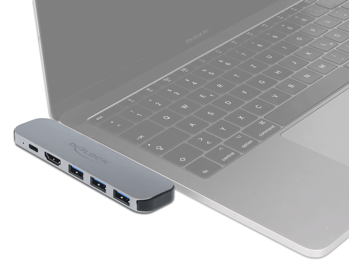 Delock Dockingstation für MacBook Dual HDMI 4K / PD / Hub