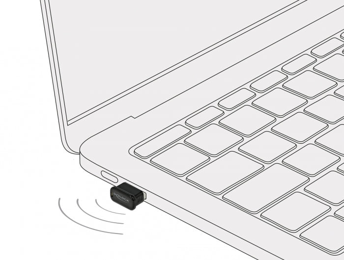 Delock USB 2.0 Bluetooth 4.0 Adapter USB Typ-A