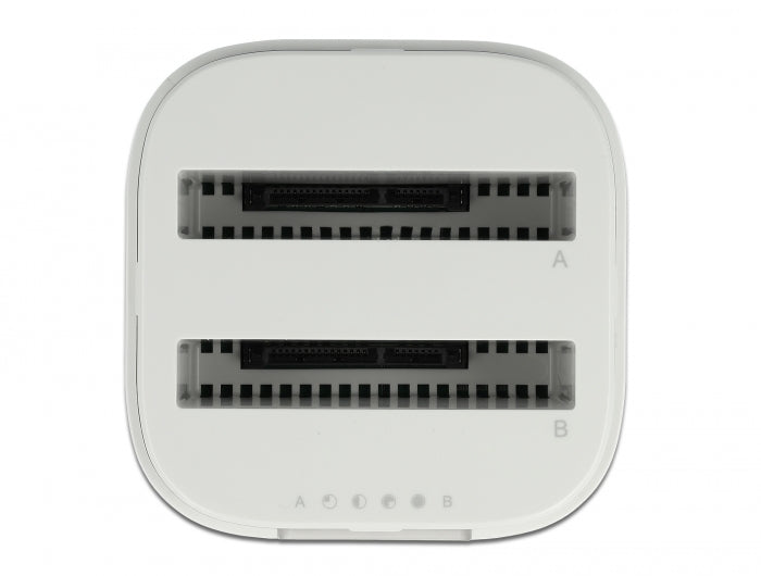 Delock USB Type-C™ 3.2 Dockingstation für 2 x 2.5″ SATA HDD / SSD mit Klon Funktion