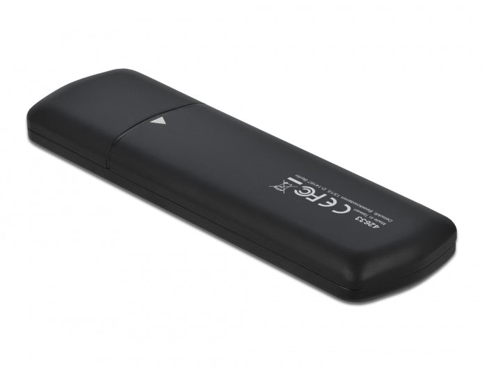 Delock Externes USB Type-C™ Combo Gehäuse für M.2 NVMe PCIe oder SATA SSD - werkzeugfrei