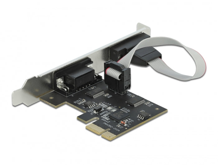 Delock PCI Express x1 Karte zu 2 x Seriell RS-232