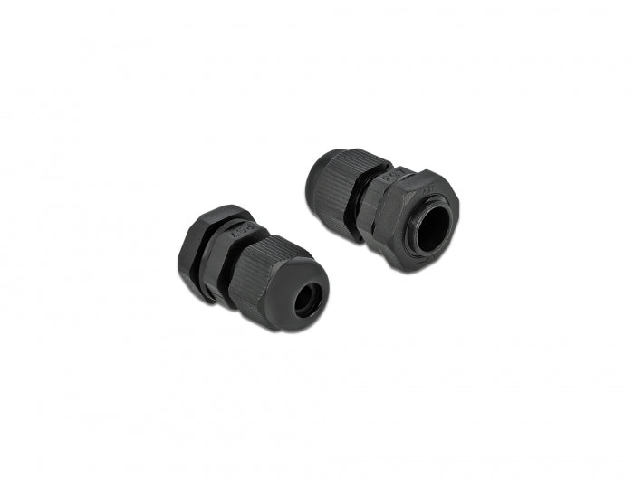 Delock Kabelverschraubung PG7 10 Stück schwarz