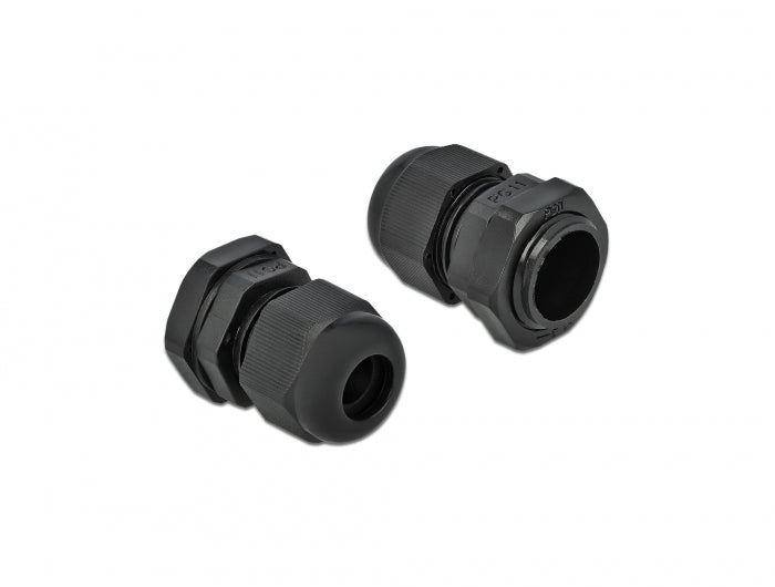 Delock Kabelverschraubung PG11 10 Stück schwarz