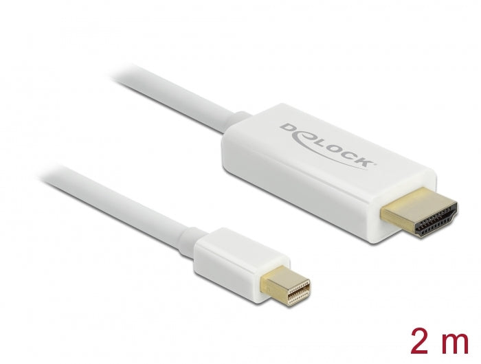 Delock Kabel Mini DisplayPort 1.1 Stecker > HDMI-A Stecker 2 m