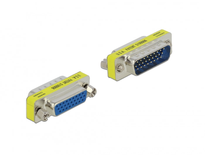 Delock D-Sub 26 HD Pin Stecker zu Buchse - Portschoner
