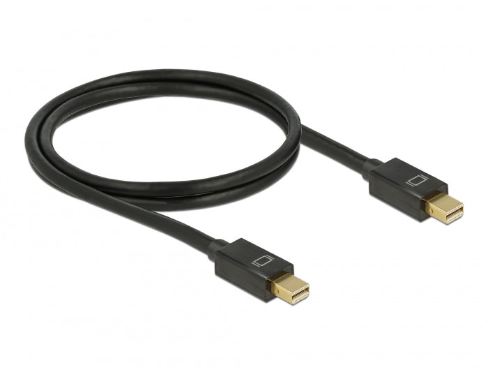 Delock Kabel Mini DisplayPort 1.2 Stecker > Mini DisplayPort Stecker 4K 60 Hz 1 m