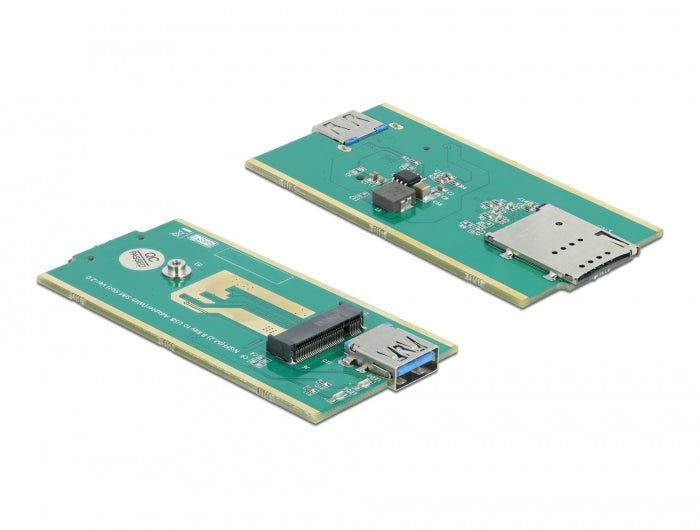 Delock USB 3.0 Konverter für M.2 Key B Modul mit SIM Slot und Gehäuse