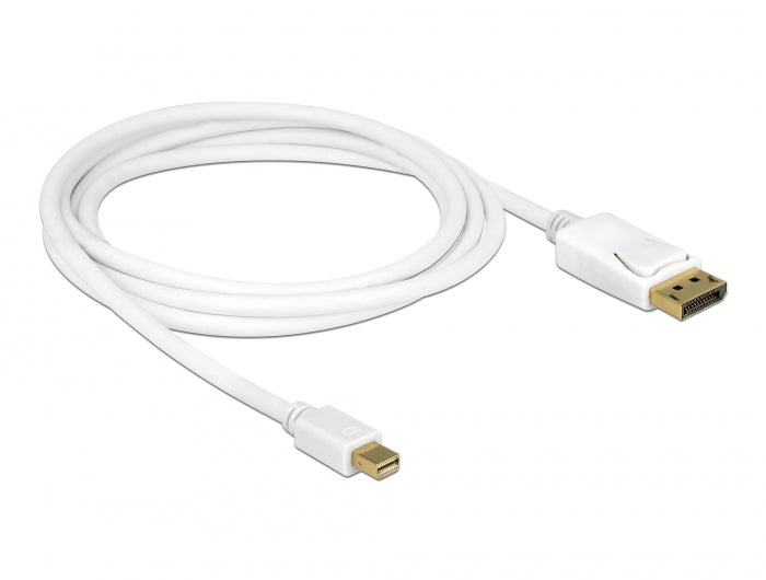 Delock Kabel Mini DisplayPort 1.2 Stecker > DisplayPort Stecker 4K 60 Hz 2,0 m
