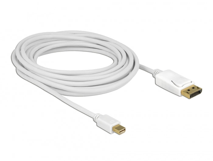Delock Kabel Mini DisplayPort 1.2 Stecker > DisplayPort Stecker 4K 60 Hz 5,0 m