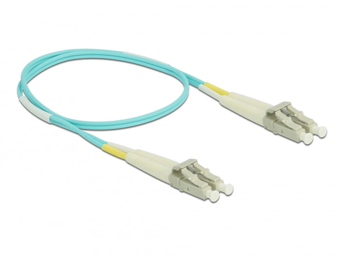 Delock Kabel Lichtwellenleiter LC zu LC Multimode OM3 0,5 m