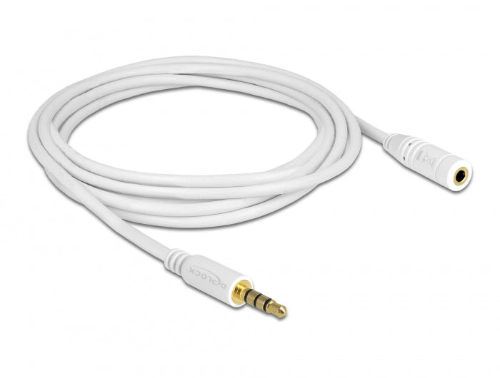 Delock Verlängerungskabel Audio Klinke 3,5 mm Stecker / Buchse 4 Pin 2 m