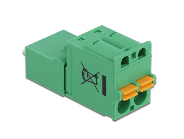 Delock Terminalblock Set für Platine 2 Pin 5,08 mm Rastermaß vertikal