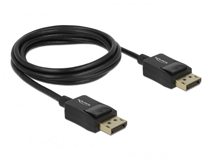 Delock Koaxiales DisplayPort Kabel 8K 60 Hz 2 m