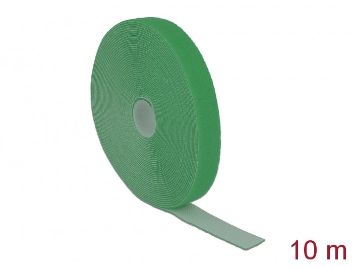 Delock Klettband auf Rolle L 10 m x B 20 mm grün