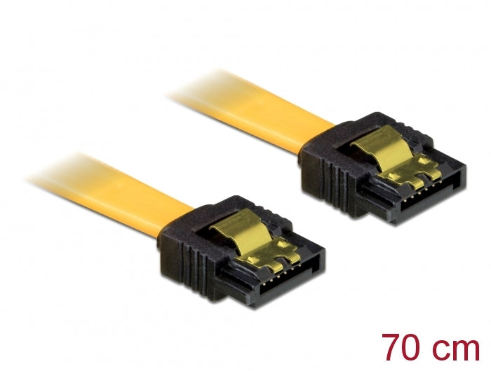 Delock SATA 3 Gb/s Kabel 70 cm gelb