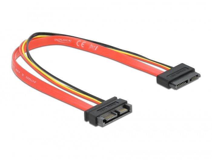 Delock Verlängerungskabel Slim SATA Stecker > Buchse 30 cm