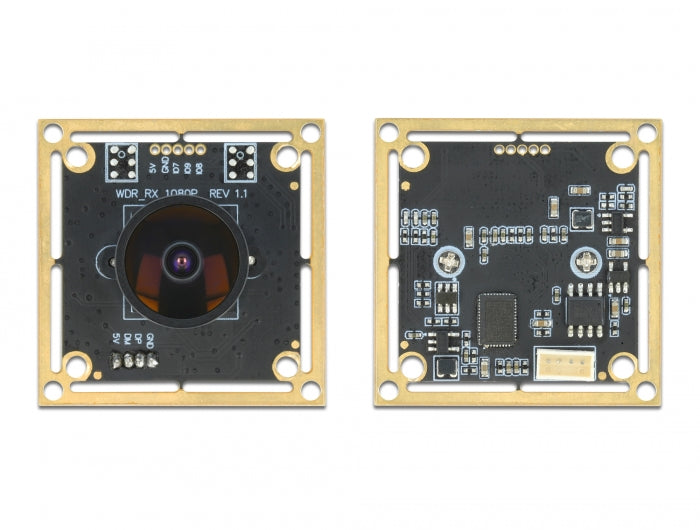 Delock USB 2.0 Kameramodul mit Wide Dynamic Range 1,92 Megapixel 120° V6 Fixfokus