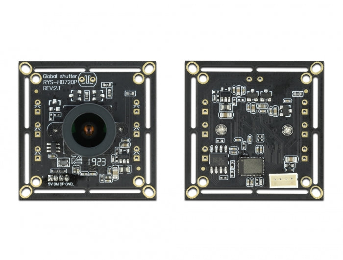 Delock USB 2.0 Kameramodul mit Global Shutter schwarz / weiß 0,92 Megapixel 36° V6 Fixfokus