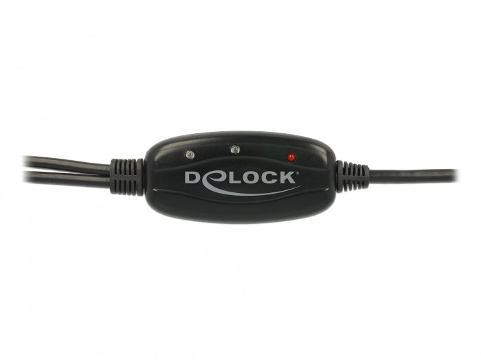 Delock Adapter USB 2.0 Typ-A > 2 x Seriell DB9 RS-232