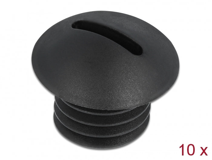Delock Verschlussstopfen M10 x 1,5 schwarz 10 Stück