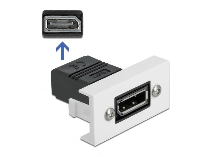 Delock Easy 45 DisplayPort Modul gerade 22,5 x 45 mm
