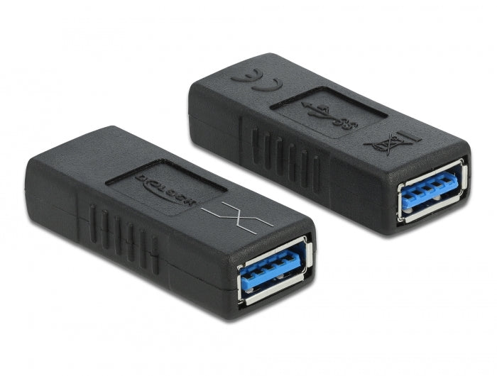 Delock USB 3.0 Adapter Typ-A Buchse zu Typ-A Buchse (gekreuzt)