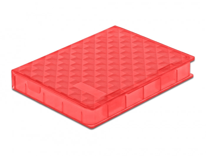 Delock Schutzbox für 2.5″ HDD / SSD rot