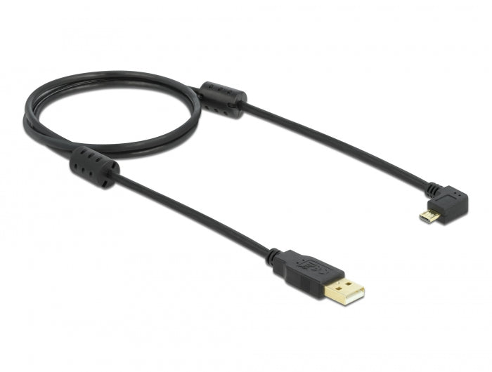 Delock Kabel USB-A Stecker > USB micro-B Stecker gewinkelt 270°