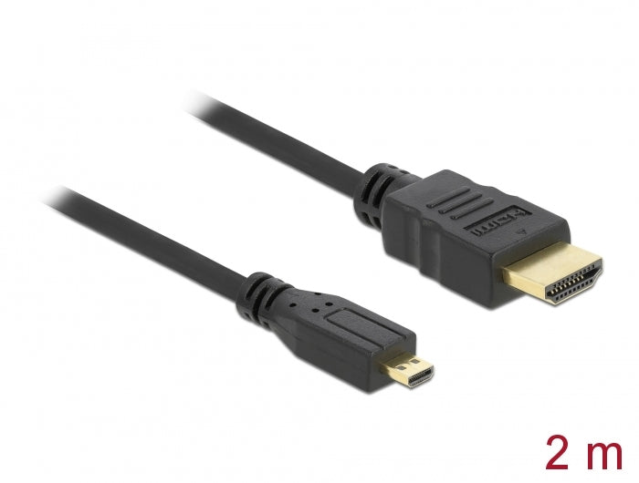 Delock Kabel High Speed HDMI mit Ethernet A/D Stecker/Stecker 2m