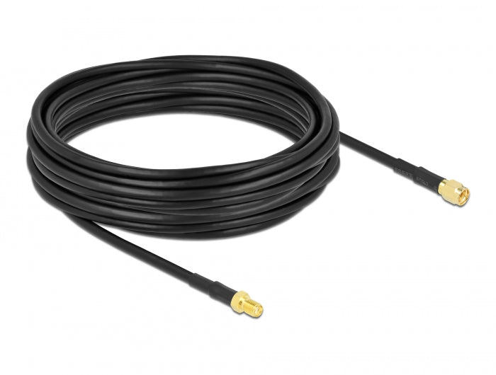 Delock Antennenkabel SMA Stecker > SMA Buchse CFD/RF200 10 m low loss