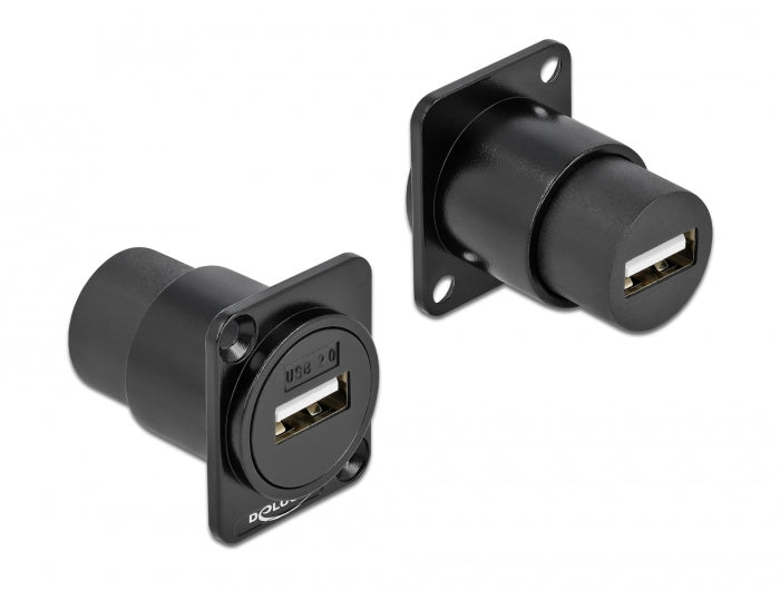 Delock D-Typ Modul USB 2.0 Typ-A Buchse zu Buchse