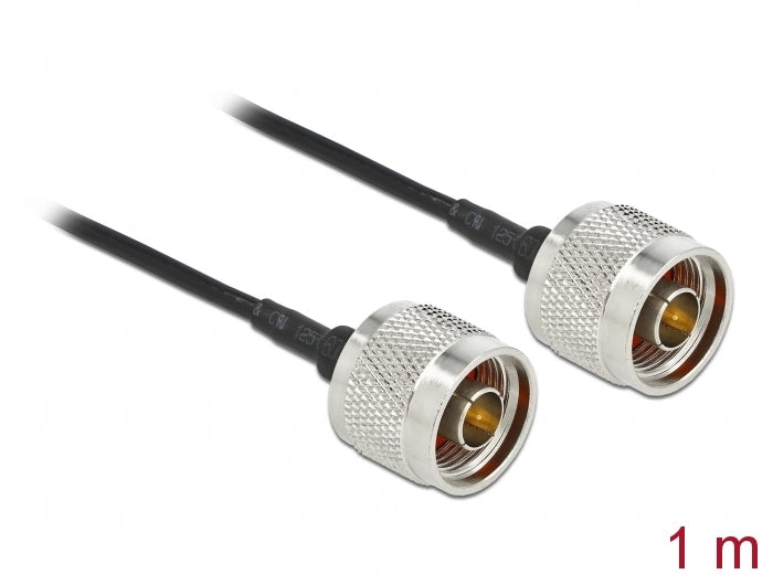 Delock Antennenkabel N Stecker zu N Stecker LMR/CFD100 1 m low loss