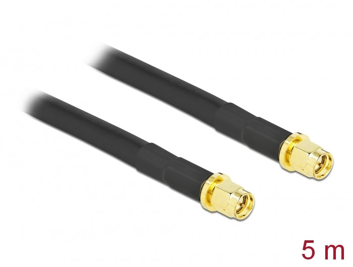 Delock Antennenkabel SMA Stecker zu SMA Stecker LMR/CFD300 5 m low loss