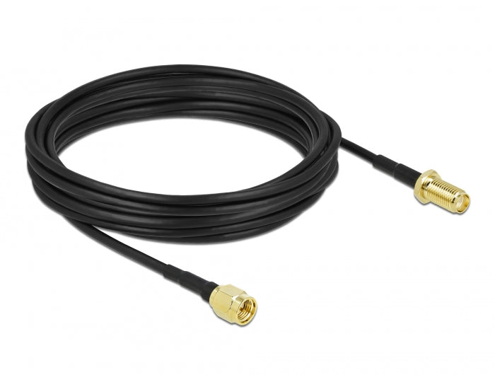 Delock Antennenkabel SMA Stecker zu SMA Buchse LMR/CFD100 7,5 m low loss