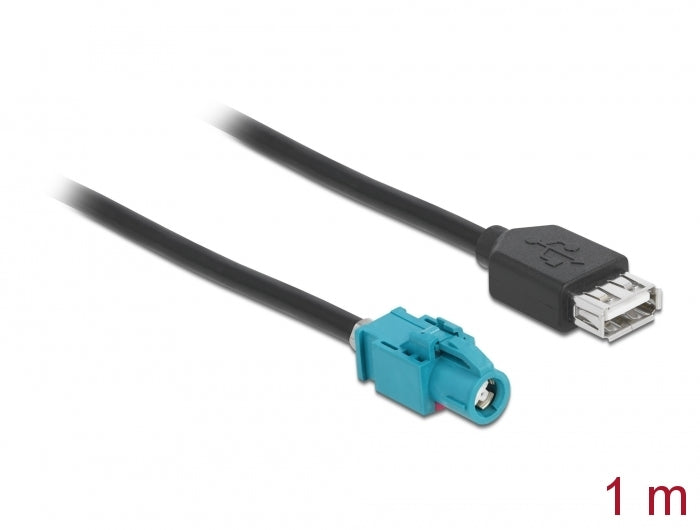 Delock Kabel HSD Z Buchse zu USB 2.0 Typ-A Buchse 1 m Premium