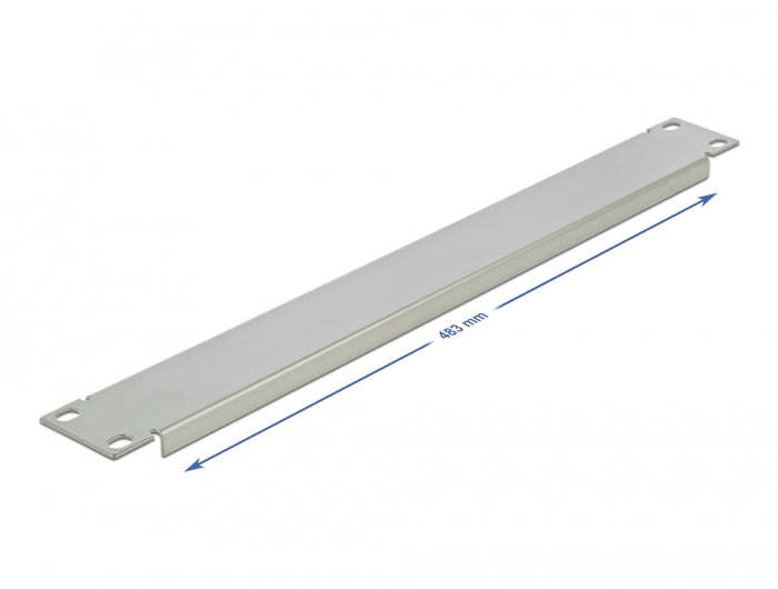 Delock 19″ Netzwerkschrank Blindabdeckung 1 HE grau