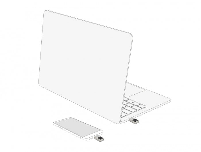 Delock Mini USB 5 Gbps USB-C™ Speicherstick 16 GB - Metallgehäuse